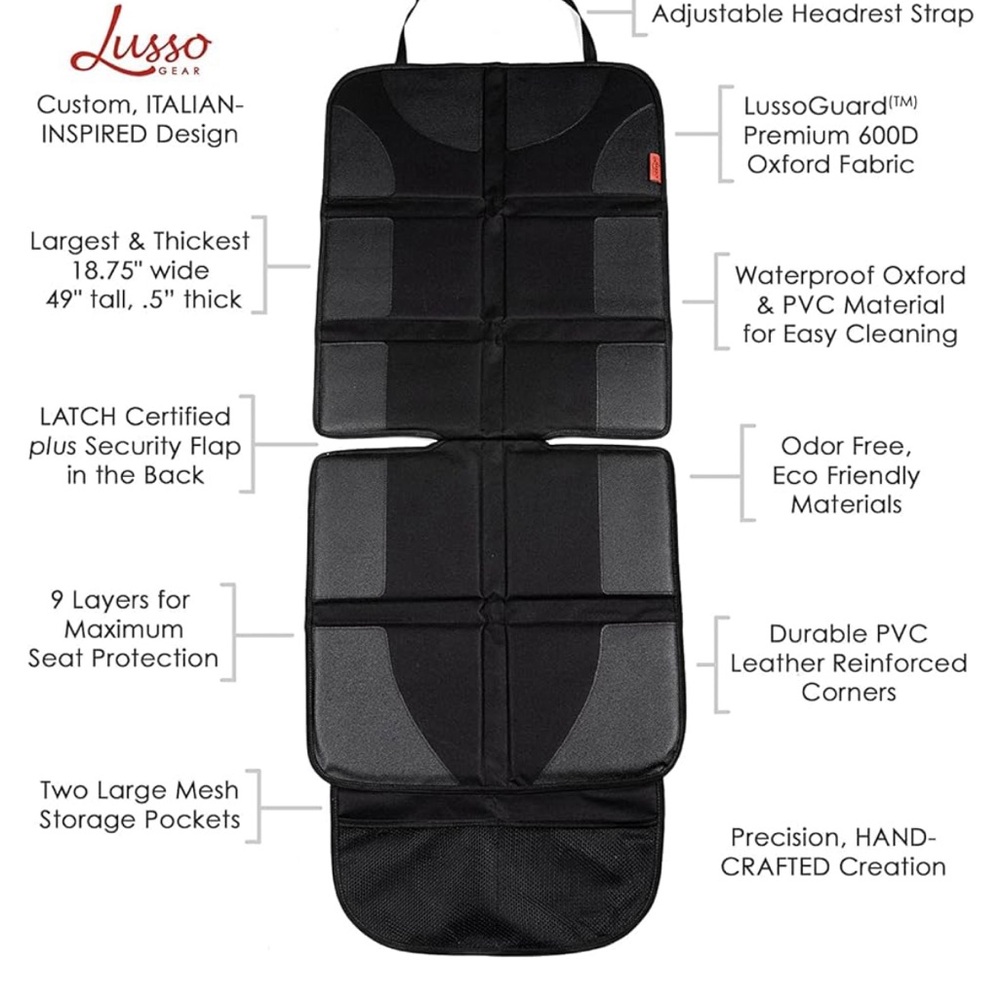 Lusso’s car seat protector
